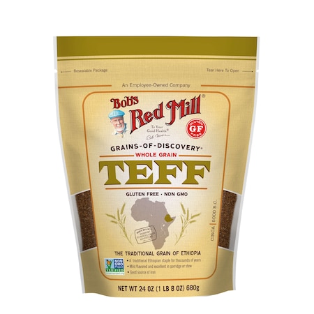 Bobs Red Mill Natural Foods Bob's Red Mill Whole Grain Teff 24 oz. Pouches, PK4 1533S244